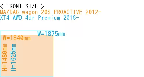 #MAZDA6 wagon 20S PROACTIVE 2012- + XT4 AWD 4dr Premium 2018-
